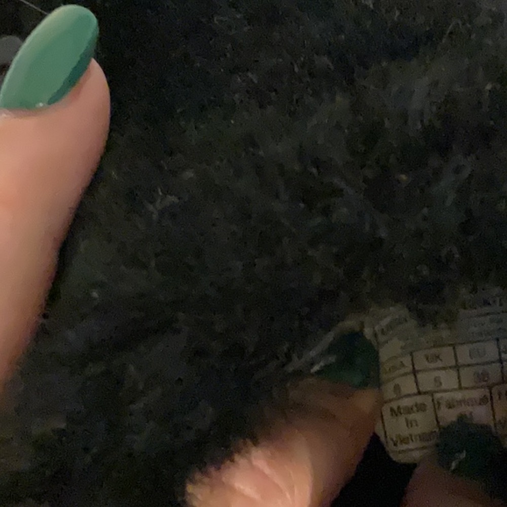 UGG Fluff Yeah Genuine Shearling Slingback Sandals, Size 6, Black - Picture 7 of 7